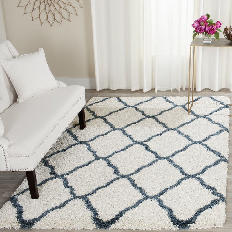 Tapis à poils longs Darrold Hudson, Rectangle 5 pi 3 po x 7 pi 6 po