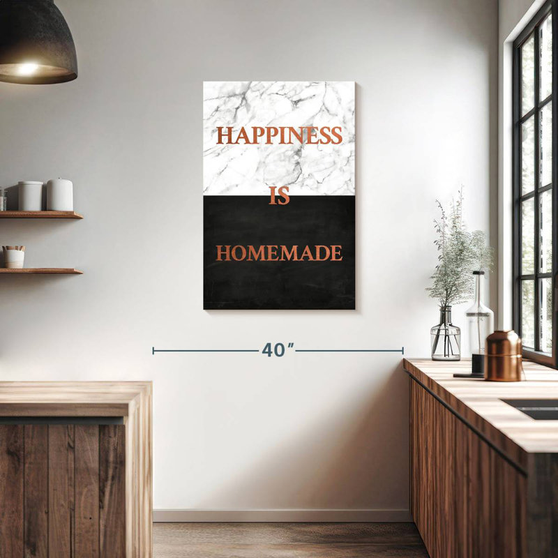 Happiness Is Homemade Typography I