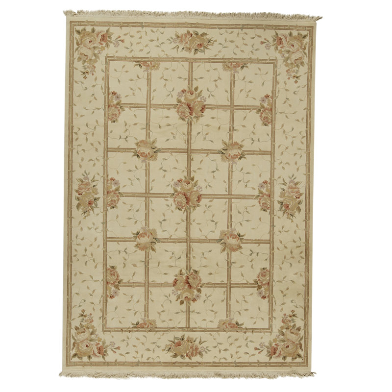 Tapis rectangulaire noué à la main