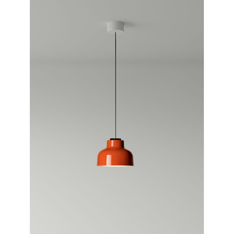 M64 Color, 331.2" H x 8.6" W x 8.6" D, White, Reddish Orange