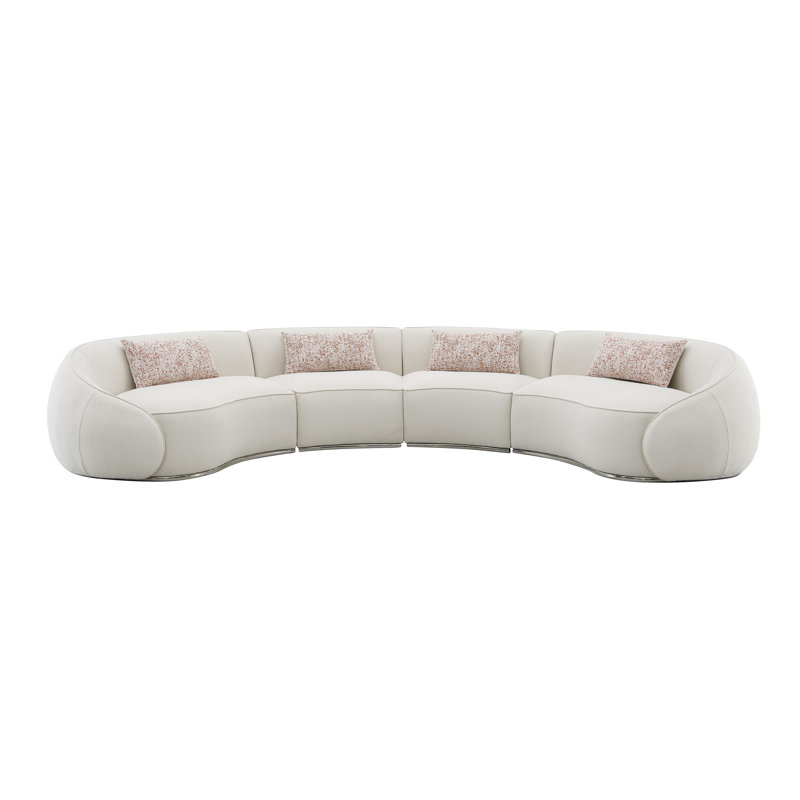 Canapé modulaire Sahara avec 4 coussins