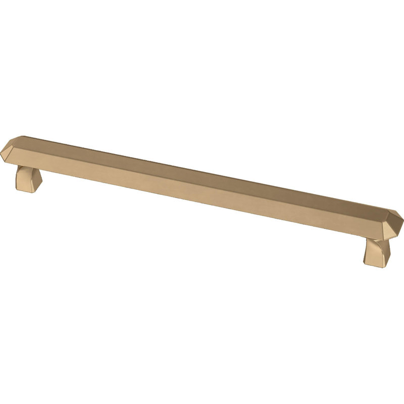 Champagne Bronze Brass Bar Pulls with Mounting Hardware, Set of 5