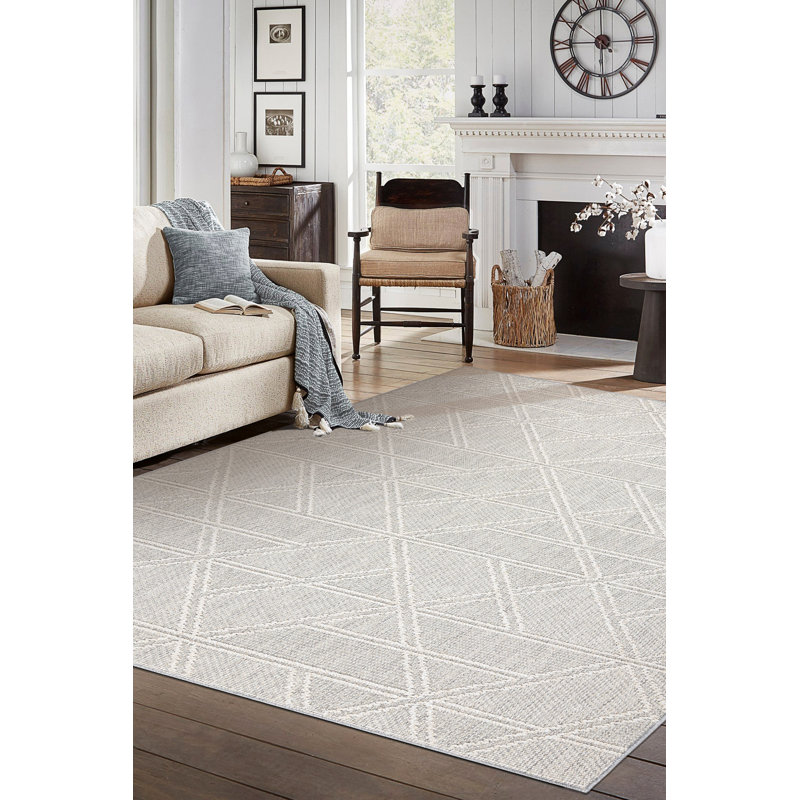 Levick Flatweave Area Rug, Rectangle 140 x 190cm