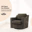 Bronnen Big And Wide Upholstered Cushion Swivel Armchair with Removable Back and Seat Cushion-683606262-679045635