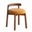 Tabouret de coiffeuse en bois massif MCM avec siège rembourré, pour chambre à coucher et vestiaire-81782451-81782600