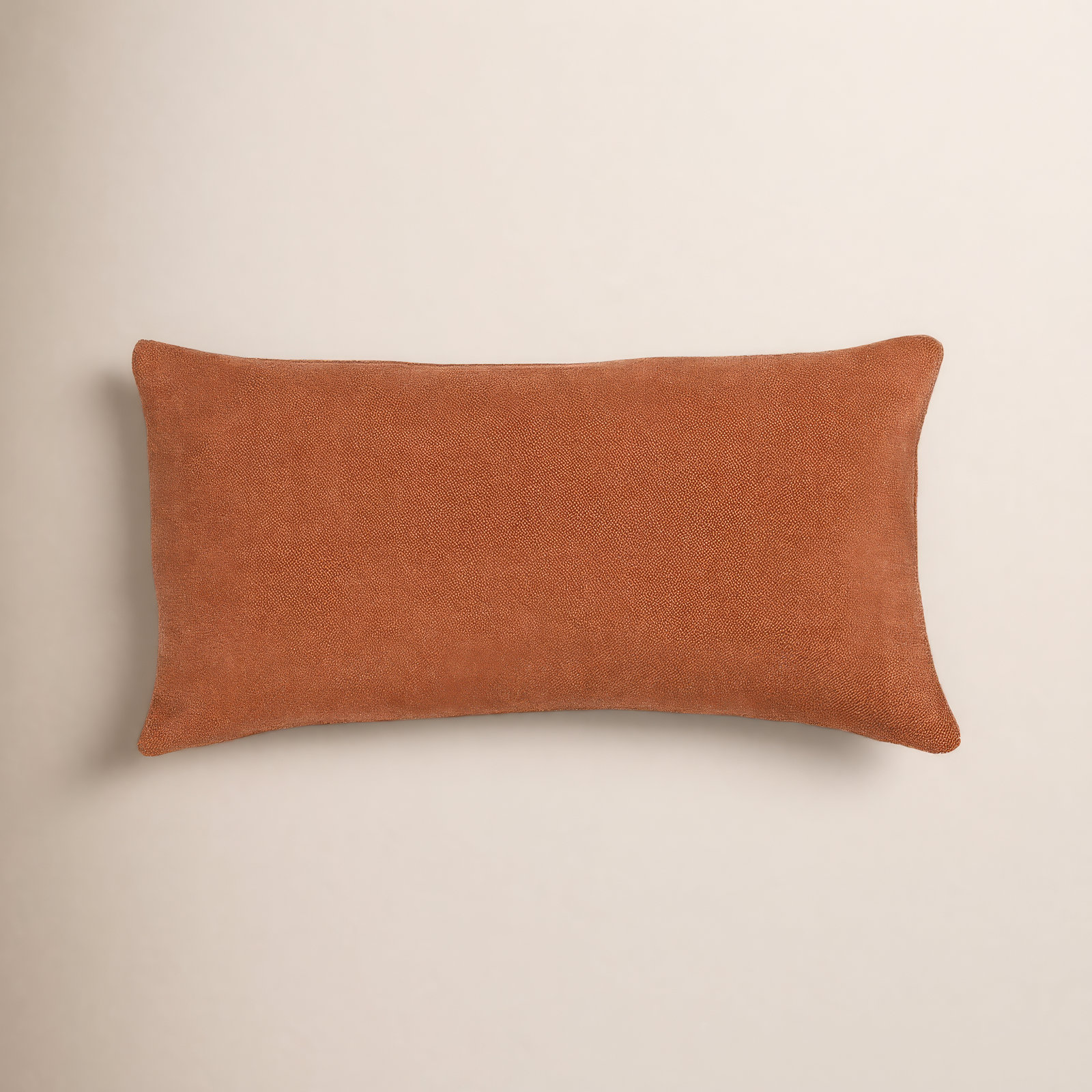 Cascade Textured Accent Pillow, Polyester, Red, Rectangle 14"H x 26"W