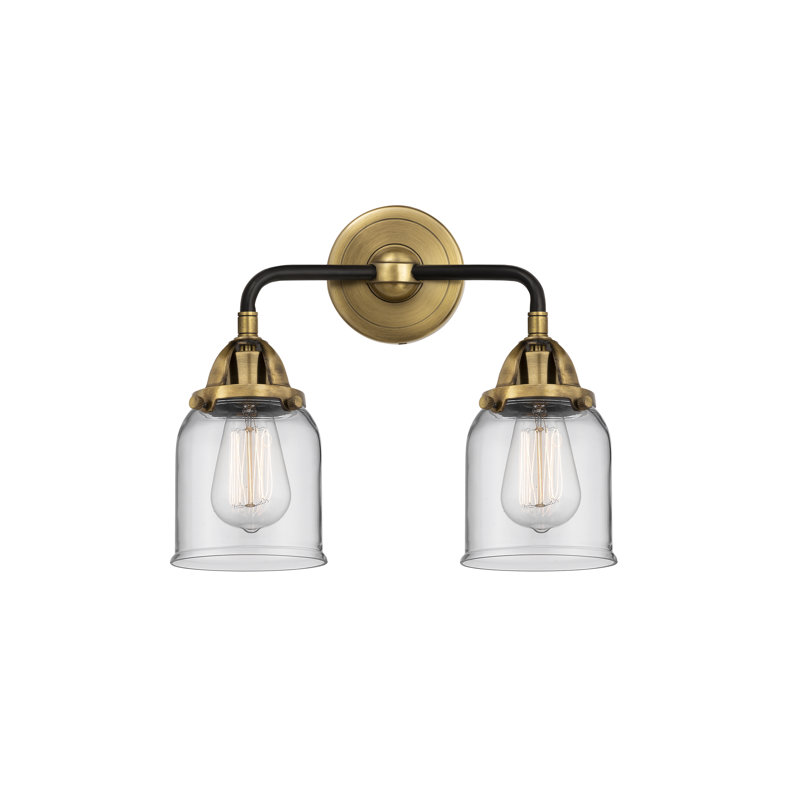 Shauna 2 - Light Vanity Light, LED, Clear, Black Antique Brass