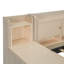 Lit de jour simple tapissier avec tiroirs, tablettes, armoires rabattables et table d'appoint-118022241