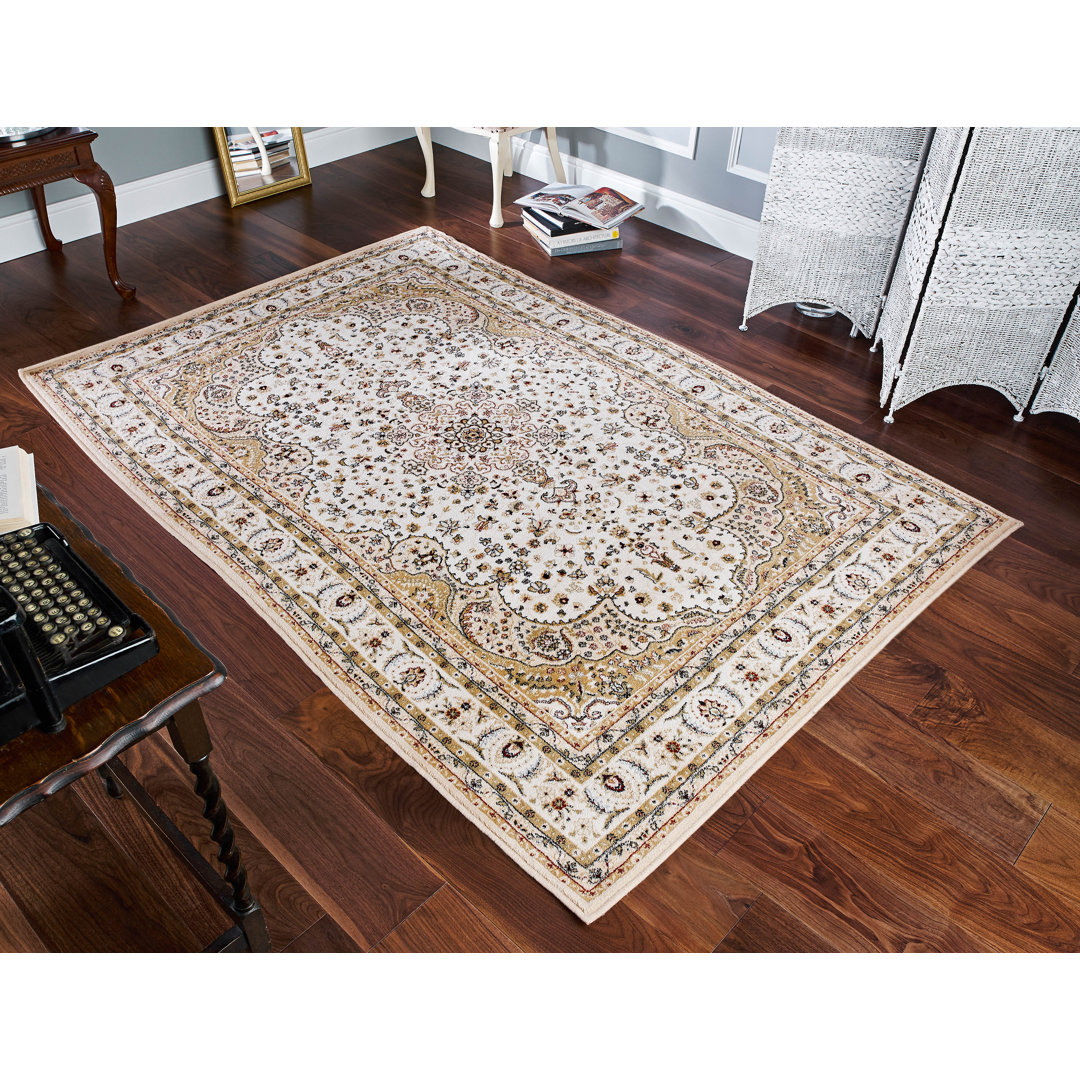 Chiedu Wool Beige Rug