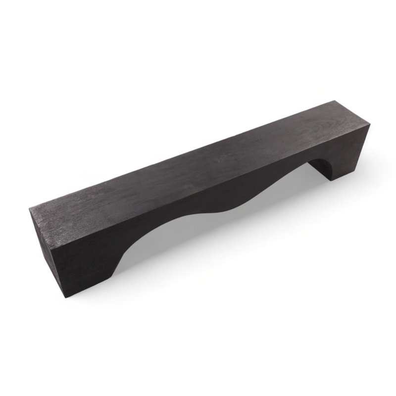 Solid Wood Dining Bench, 17.7" H x 94.5" W x 14.6" D