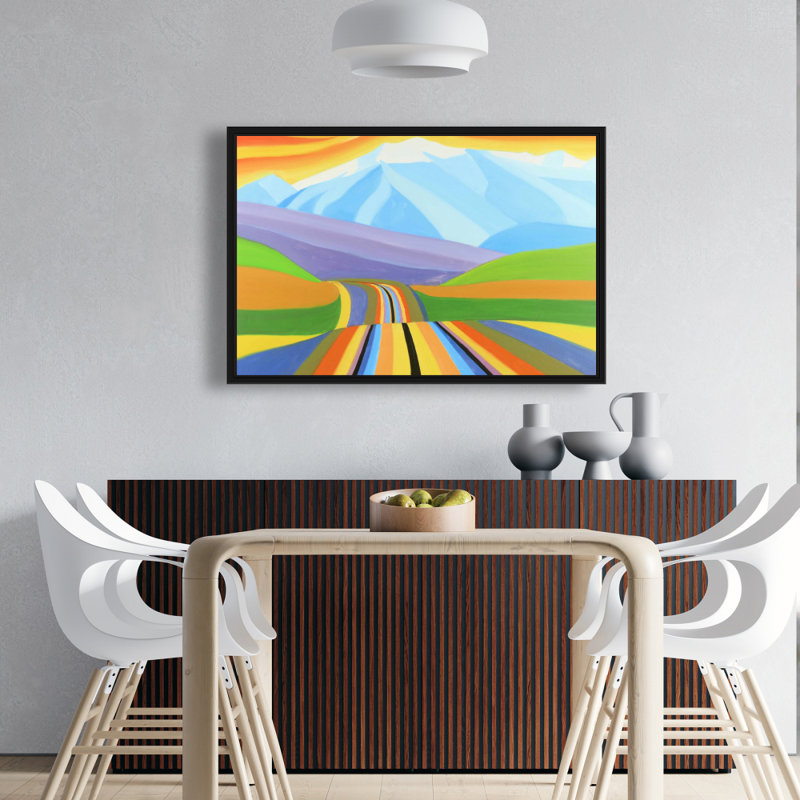" Mountain Road Multicolored "