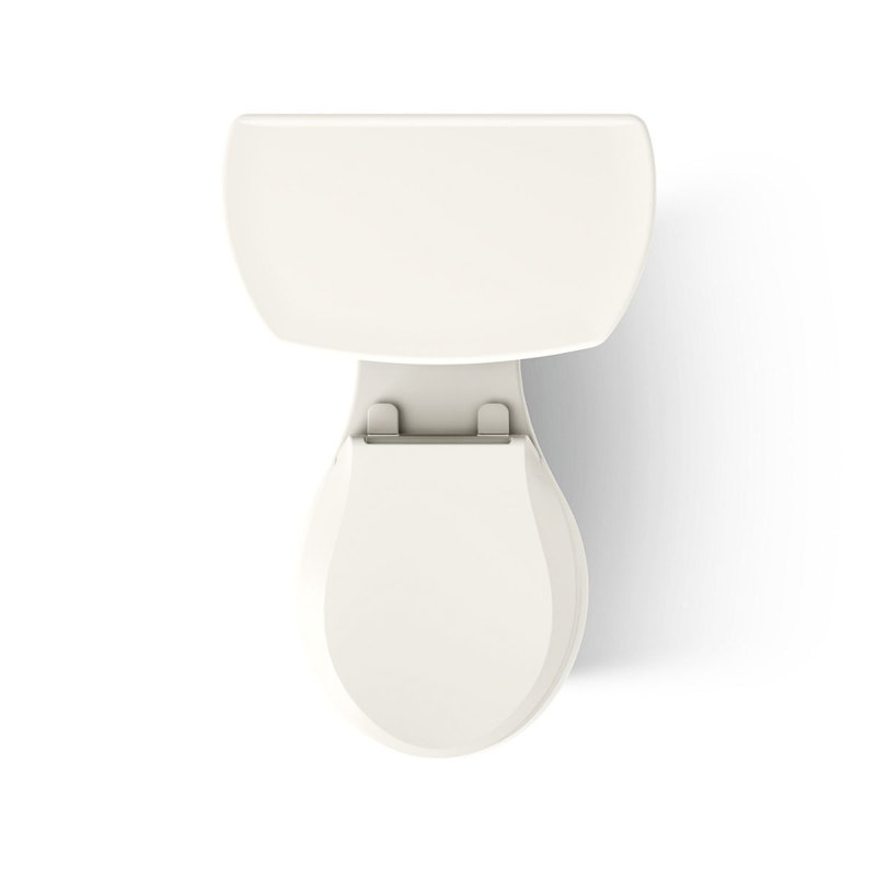 Wellworth® 1.28 GPF Water Efficient Round Two-Piece Toilet (Seat Not Included), Biscuit