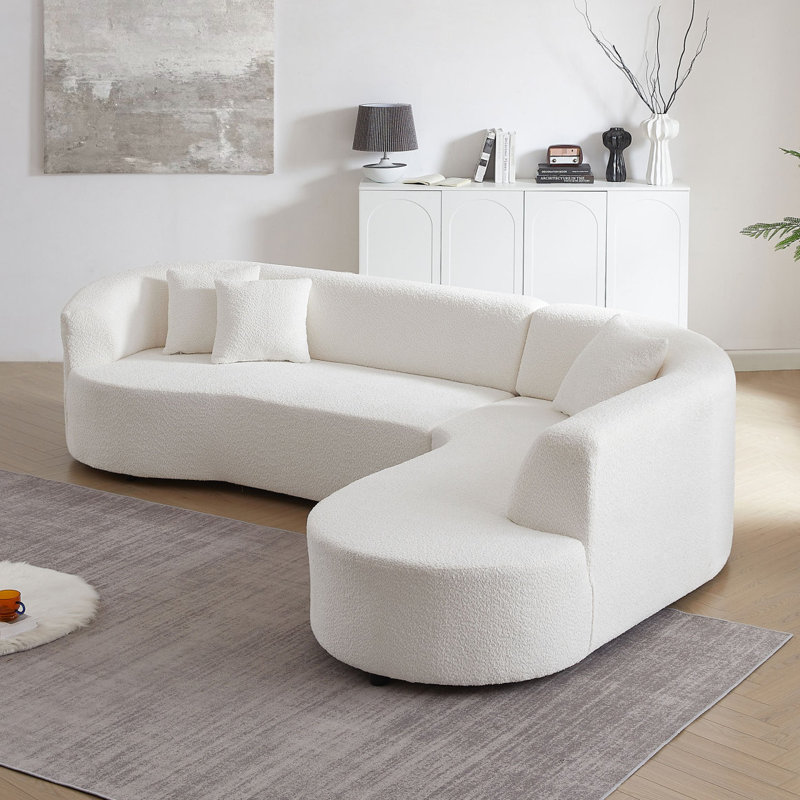 Canapé modulaire convertible avec canapés droits