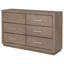 Commode 6 tiroirs Gibbons Barley Brown