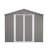 8 X 12 Ft Outdoor Storage Shed, Large Metal Tool Storage With Aluminium Frame And Lockable Doors, Storage For Backyard Garden Patio Lawn, Grey
