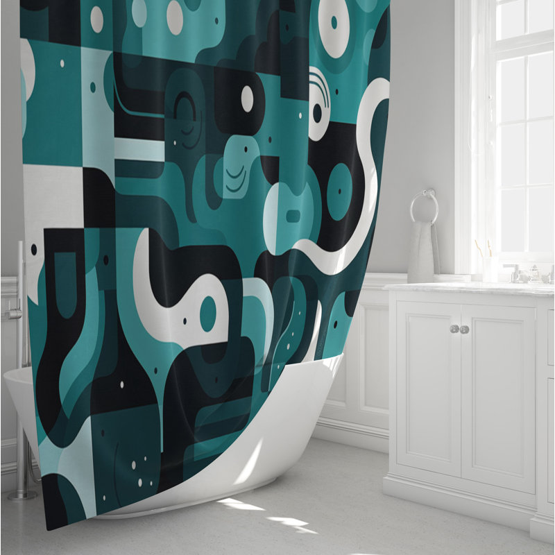 Rideau de douche Carnaby, H 72 po x l 70 po