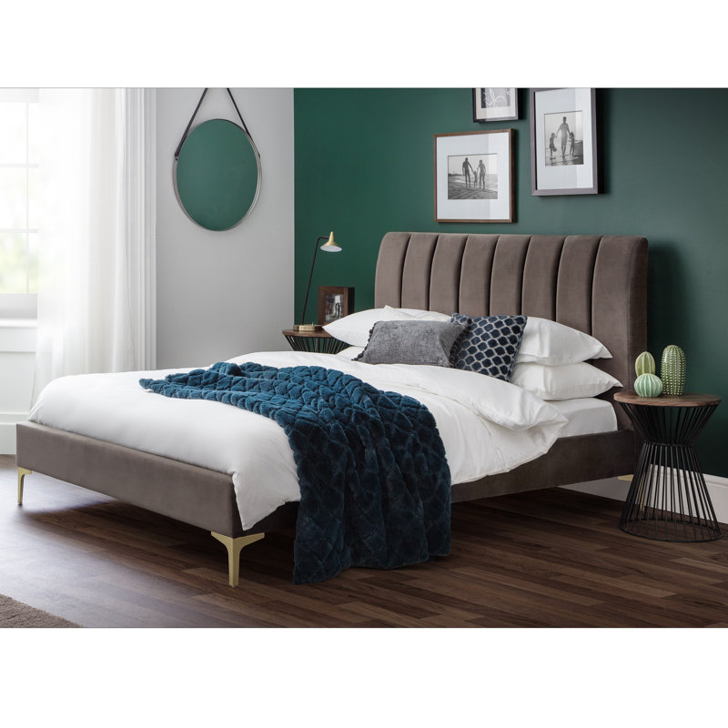 Detrick Upholstered Frame Bed, Kingsize (5')