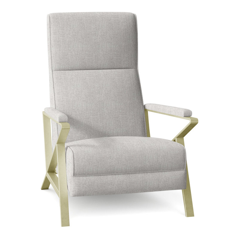 Infinity 28.25" Wide Manual Standard Recliner, Brushed Brass, Linen (3156 72)