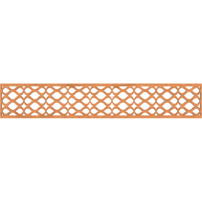 46 5/8"W x 8"H x 1/4"T Somerset Fretwork Moulding, Cherry