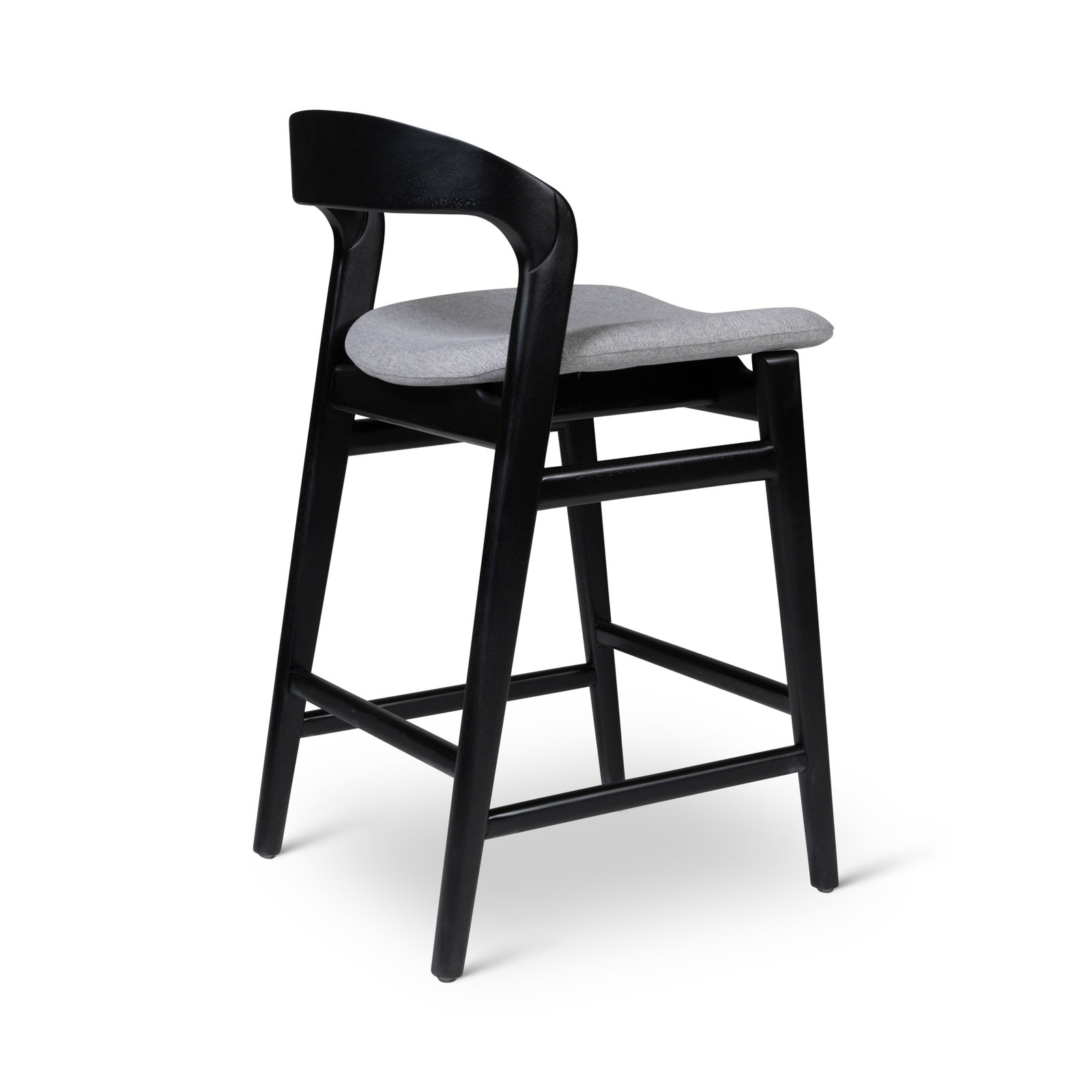 Anela Bar and Counter Stool, Essence Gray/Ebano Frame, Counter Stool (25.25" Seat Height)
