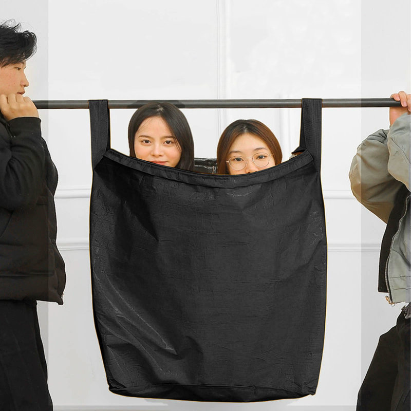  Double Zipper Storage Bags Large Moving Packing Bags, Closet Organizers and Storage, Heavy Duty Clothes Storage Bins Containers for Blanket, Comforter, Pillow, Bedding, Black