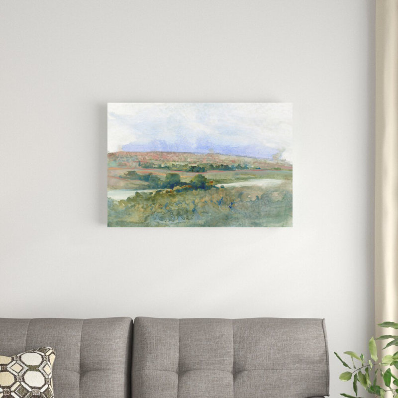 Hill Hill Vista I par Timothy O 'Toole - peinture sur toile tendue, H 20 po x l 30 po