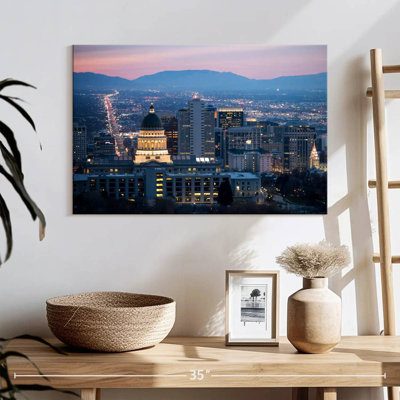 Salt Lake City At Dawn