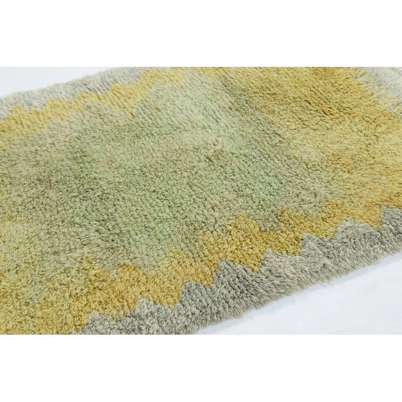 Vintage One-of-a-Kind 3'10" X 5'9" Hand Knotted Area Rug