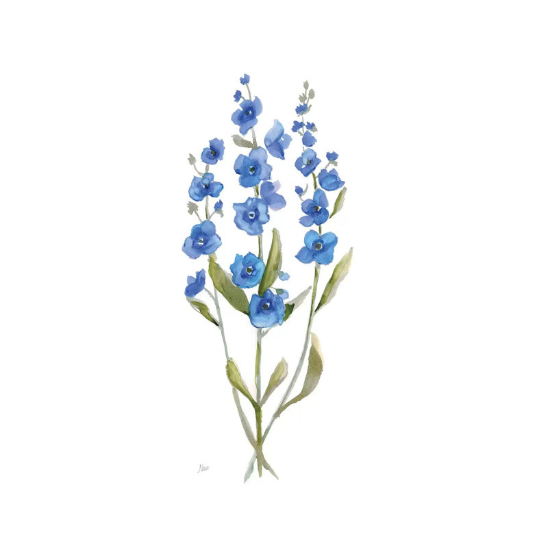 Petite Botanical II - Painting on Canvas, Wrapped Canvas, 20.32 cm H x 30.48 cm W