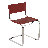 Mart Stam Cantilever Side Chair w/ Chrome-Plated Steel Frame (Various Bonded Leather Colors)-853949163