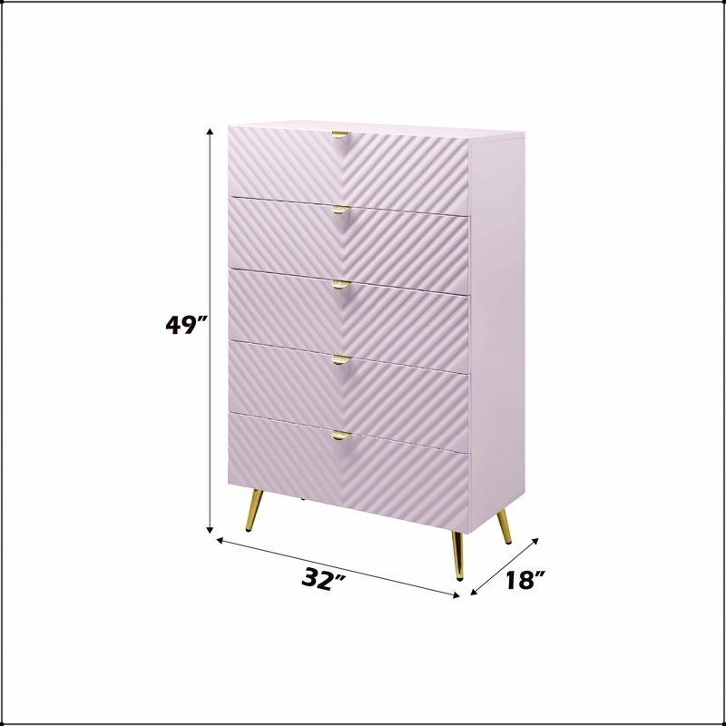Commode rose Gaines
