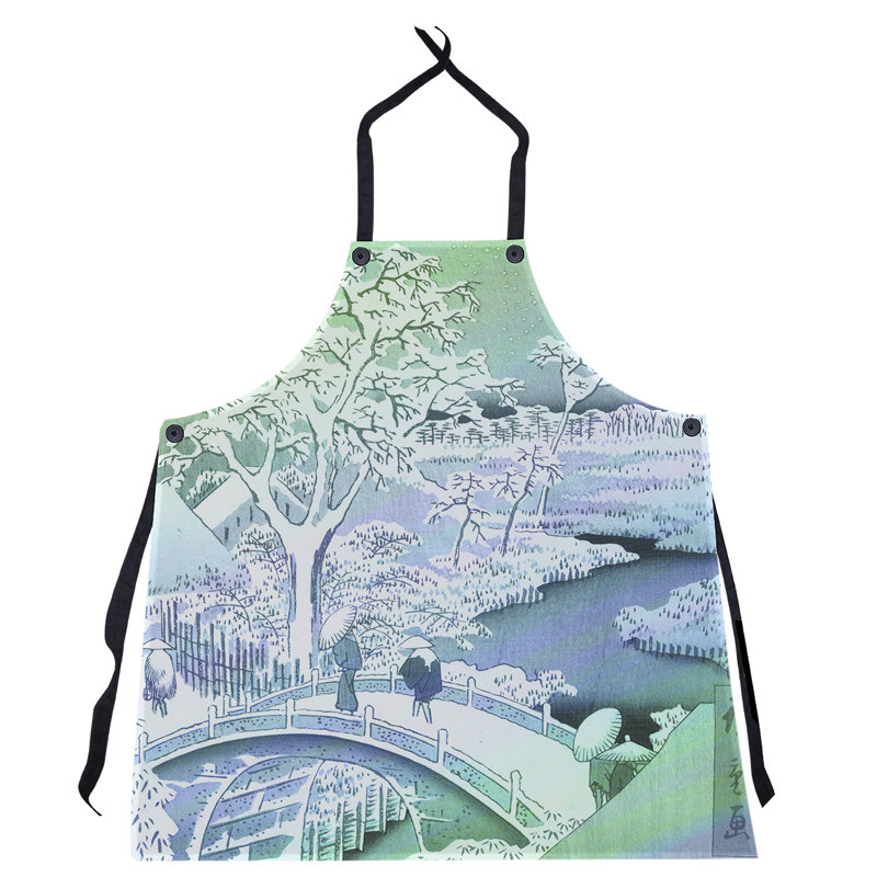 Bib Apron, Green/Blue Ombre