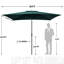Shinetta 6,5 x 10 pi Parasol carré-910630975