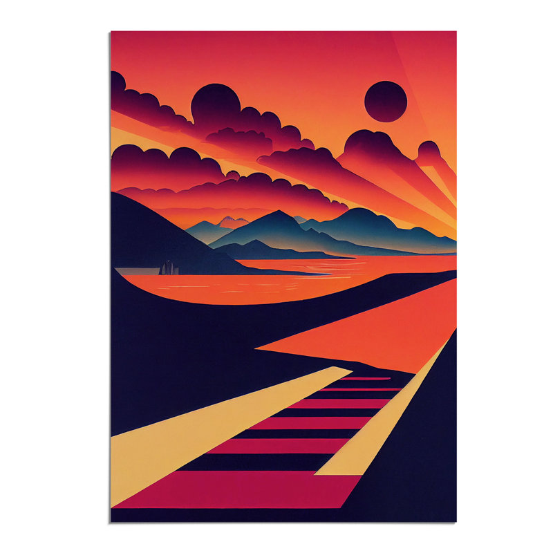 Breathtaking Sunset - Print, 42cm H x 29.7cm W, Paper, No Matte