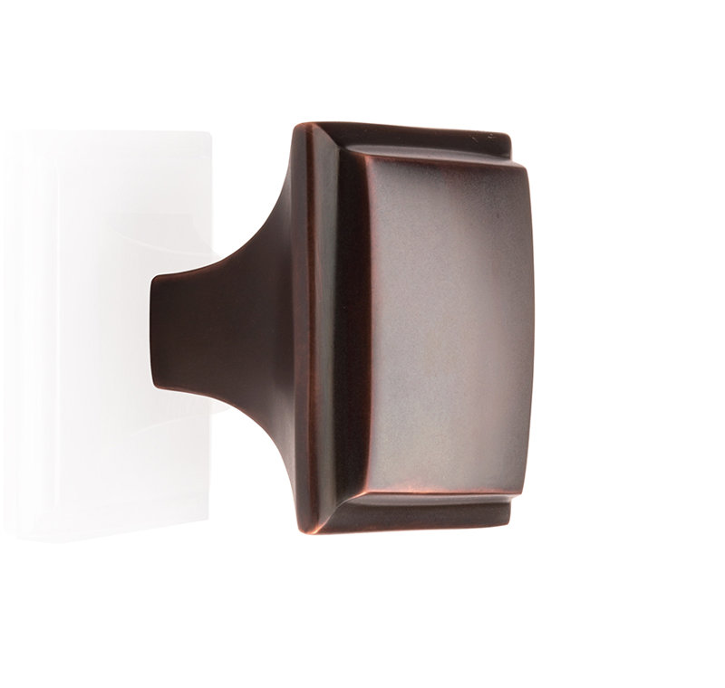 Beaulieu Square Knob, Pewter, 1.38" H x 1.37" W x 1.37" D