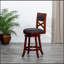 Tabouret pivotant à dossier en X 30 po-717905760-717905757