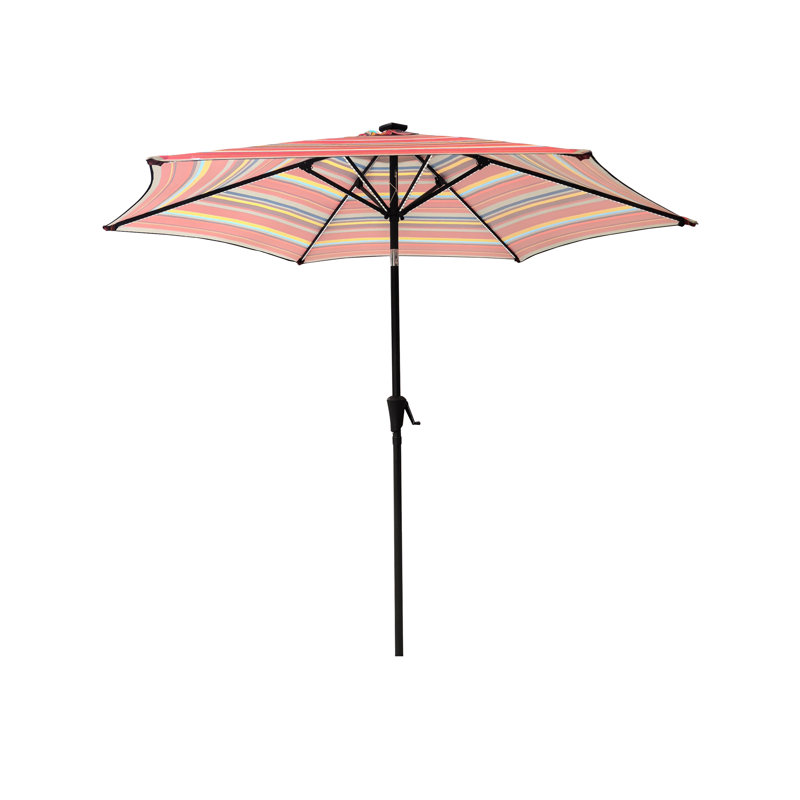 PARAPLUIE 9 PIEDS, Rayures rouges