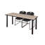 Kee Training Table Top & 2 Zeng Chairs-32518764-32518762-32518768