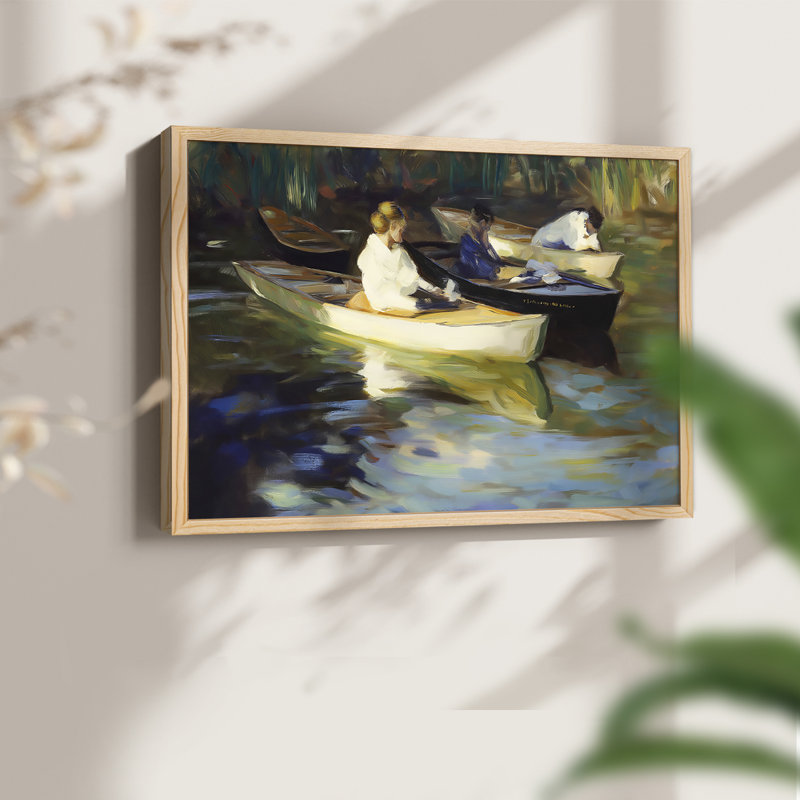 Nautical Series-XV - Reproduction encadrée - Restickable, H 8 po x l 10 po, Naturel