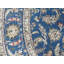 Tapis oriental bleu noué à la main 8 pi 1 po x 8 pi 2 po G14760