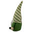 Gnome de printemps garçon rayé vert 9,25 po