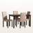 Alyshia 5-Pc Solid Wood Dining Set in Grey Fabric, 36.22'' H X 17.32'' W X 21.46'' D-2016159394