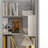 6-Tier L-Shaped Corner Bookshelf With Anti-Tip Device,Light Gray Wooden Bookcase For Living Room & Bedroom-1632812684