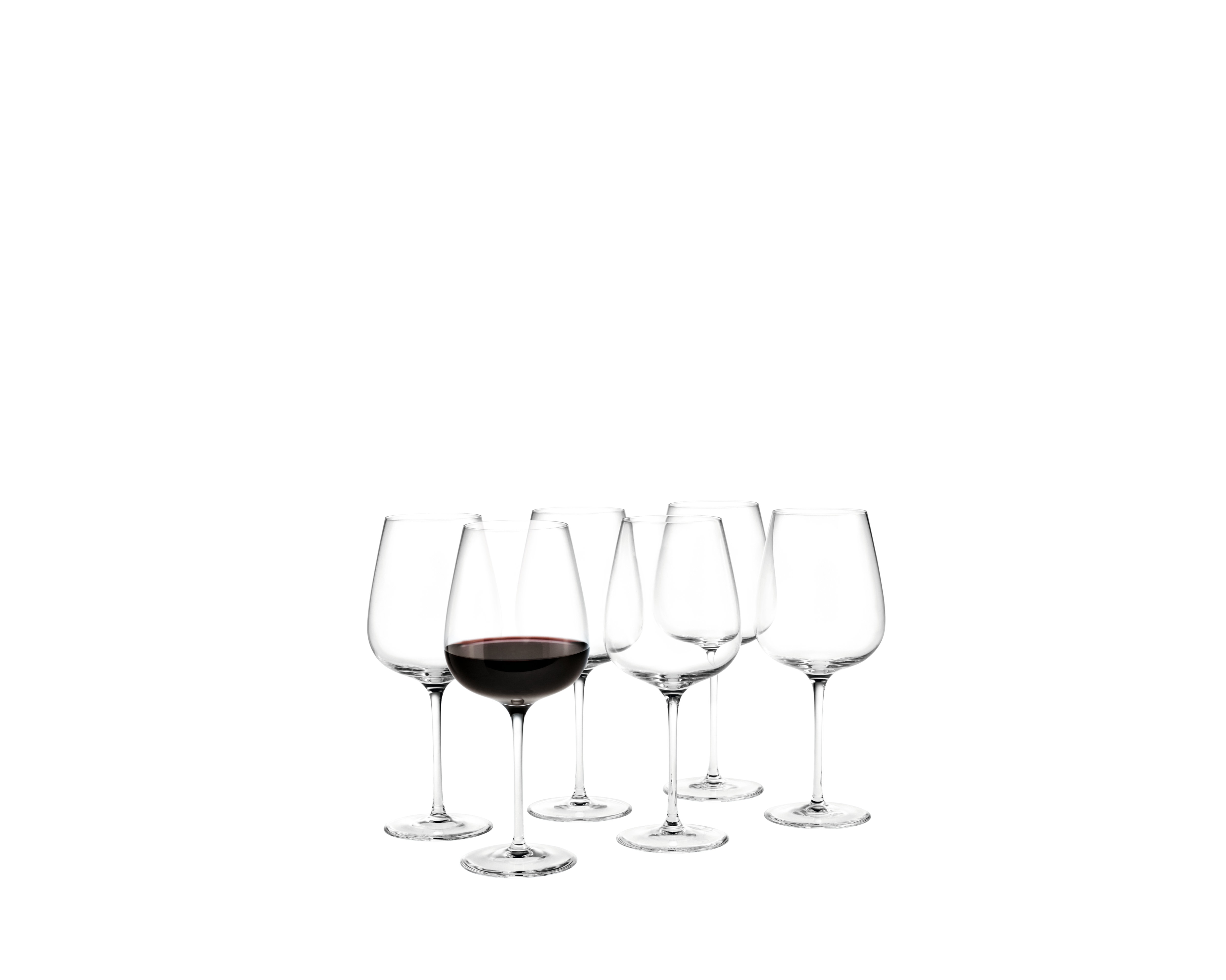 Holmegaard Cabernet Champagne Glass, Clear, 9.8 oz, 6 PCS.