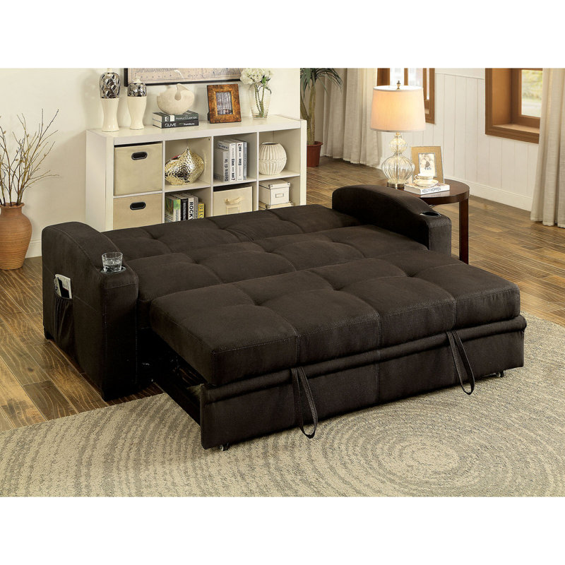 Transitional Style Futon Sofa