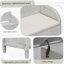 Banc de rangement rustique multifonctionnel (gris délavé)-698614363