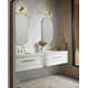 Purist™ 2 Light Indoor Bathroom Vanity Light Fixture, UL Listed