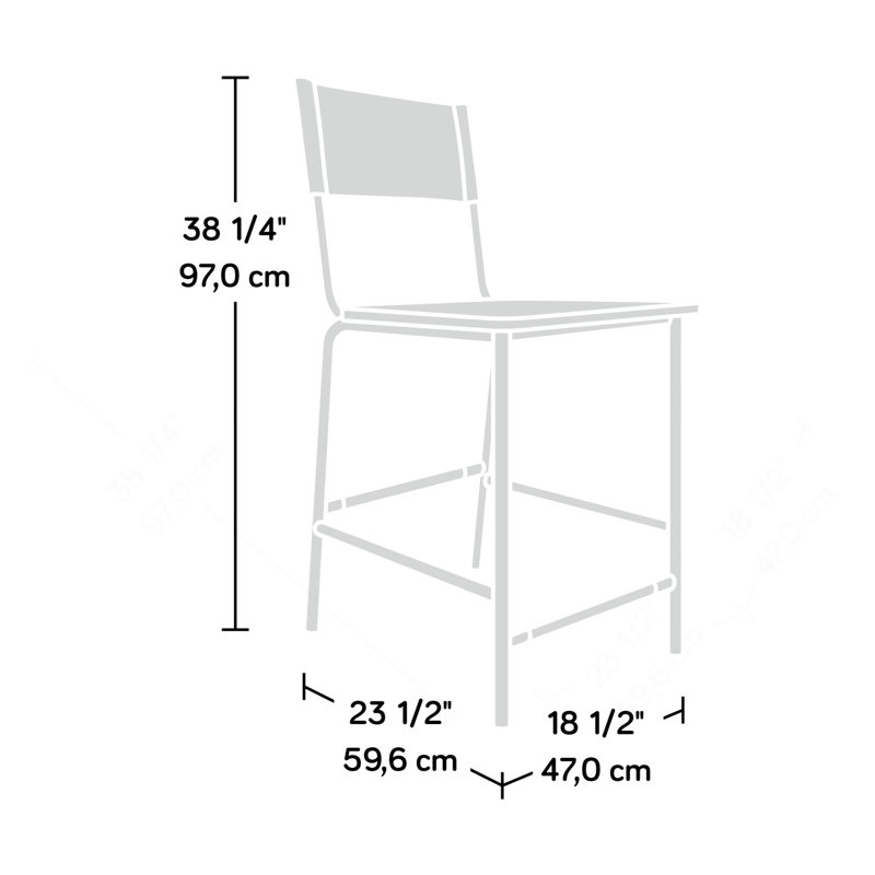 Tabouret à hauteur de comptoir