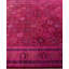 Overdyed Hand-Knotted Wool Modern-Contemporary Pink Area Rug 8' 1" x 10' 2"