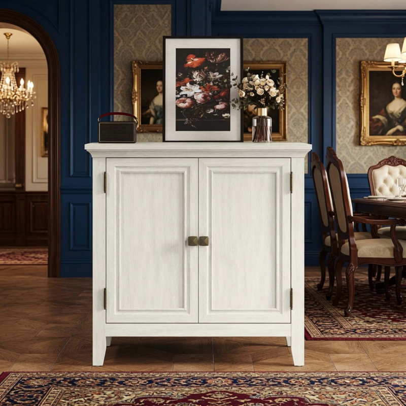 Buffet bohémien à 2 portes avec tablettes réglables